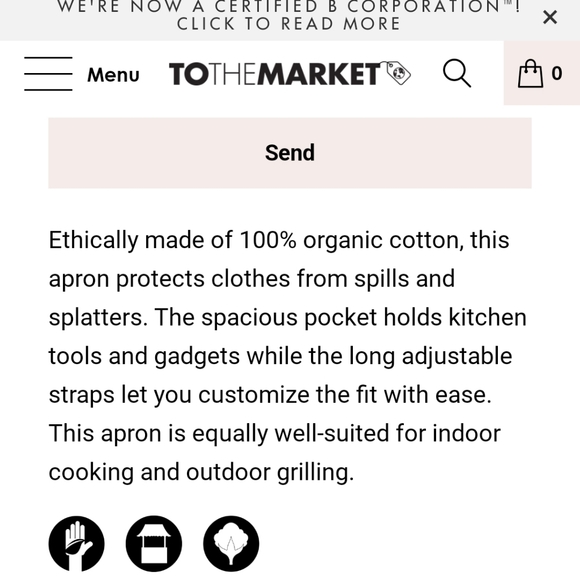 BNIB to the market apron - Picture 5 of 5